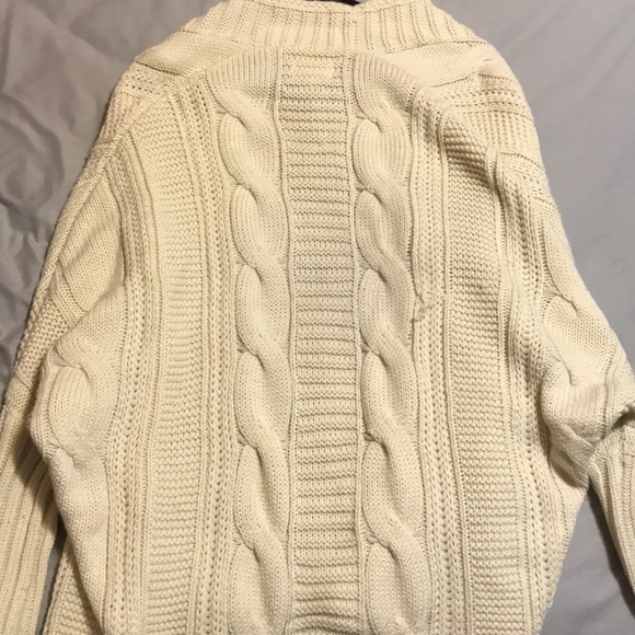 Cream Sweater Cardigan - Picture 2 of 3